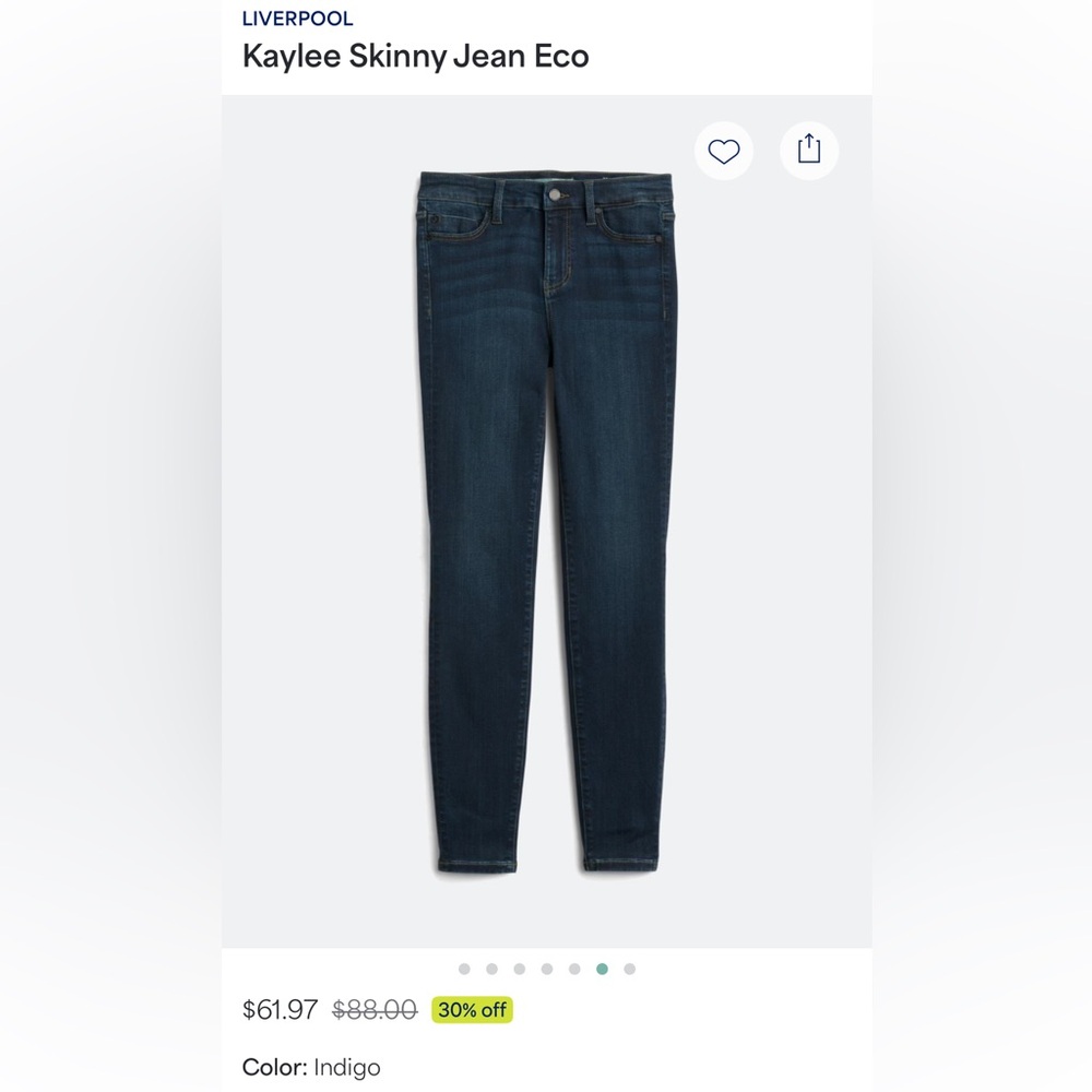 Liverpool Jeans Company Dark Indigo Women's Skinny Jeans
